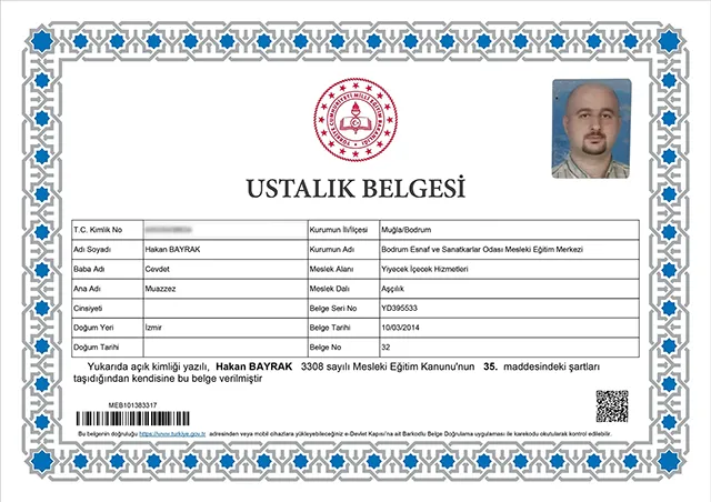 Ustalık Belgesi